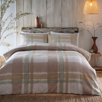 Verbier 100% Brushed Cotton Duvet Cover Set