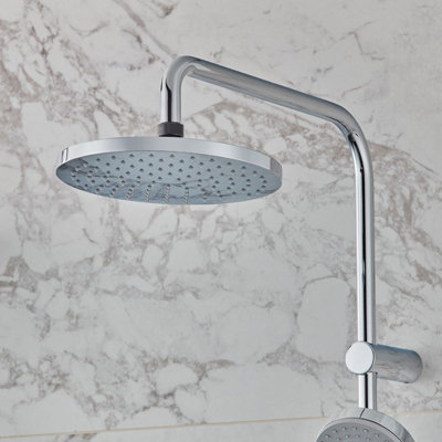 Hansgrohe Waterforms HP Rear-Fed Exposed Chrome Thermostatic Mixer Shower - 5