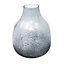 Verre Round Frosted Vase - Glass - L21 x W21 x H25 cm - Atlantic Blue