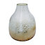 Verre Round Frosted Vase - Glass - L21 x W21 x H25 cm - Gold