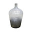 Verre Stem Frosted Vase - Glass - L20 x W20 x H29 cm - Atlantic Blue