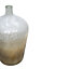 Verre Stem Frosted Vase - Glass - L20 x W20 x H29 cm - Gold