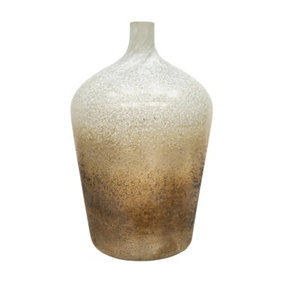 Verre Stem Gold Frosted Vase H29Cm 20Cm