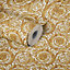 Versace Barocco Flower Wallpaper Gold / Cream 10m x 70cm 36692-5