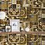 Versace Decoupage Baroque Wallpaper - Black and Gold - 37048-3 - 10m x 70cm