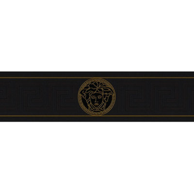 Versace Greek Key Border - Black 935224
