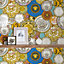 Versace Les Etoiles De la Mer Dish Wallpaper - Multi 34901-1 - 10m x 70cm