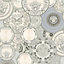 Versace Les Etoiles De la Mer Dish Wallpaper - Silver 34901-3 - 10m x 70cm