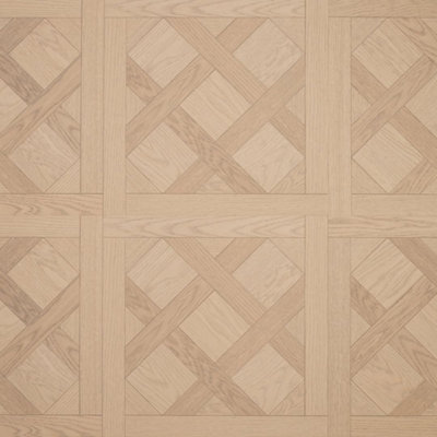 Versailles Style Tile Effect Laminate, 12mm Thick Flooring Planks, Oak ...