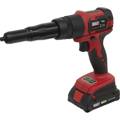 Versatile 20V Cordless Riveter with Adjustable Nozzles and High Power for DIY and Professional Use