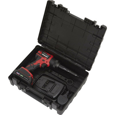 Versatile 20V Cordless Riveter with Adjustable Nozzles and High Power for DIY and Professional Use