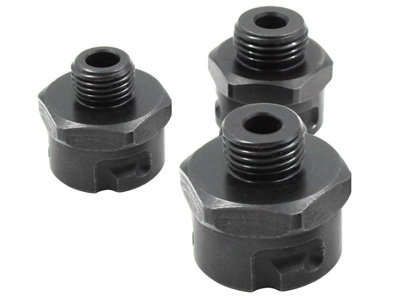 Versatile 3 Piece Holesaw Arbor Quick Release Nut Set for Effortless Attachment