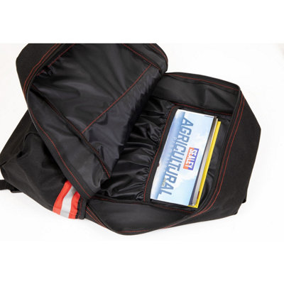 Versatile 305 x 430mm Work Backpack with Reflective Hi-Vis Strips and 5 ...