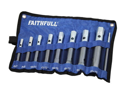 Versatile 8 Piece Box Spanner Set for Mechanics and DIY Projects