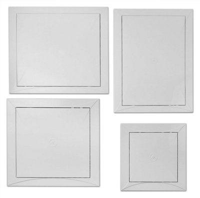 Versatile ABS Plastic Inspection Hatch 150x 150mm - Access Panel for Plasterboard