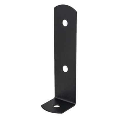 Versatile Black Bolt Down Pergola Post Angle Bracket - Pergola ...