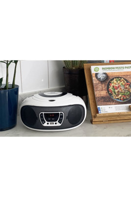Versatile BoomBox CD Player with Radio, USB, MP3 & AUX IN for ...