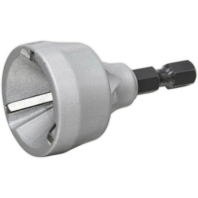 Versatile External Deburring and Chamfer Tool for 3mm to 19mm Diameter with 1/4" Hex Shank