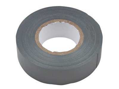Versatile Faithfull Grey PVC Electrical Tape 19mm x 20m for Home and Office Projects