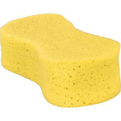 Versatile Large Sponge for Car Washing and Valeting - Compressed Design