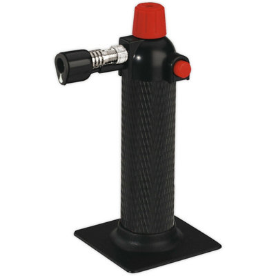Versatile Mini Soldering Blow Torch with Adjustable Flame and Stand