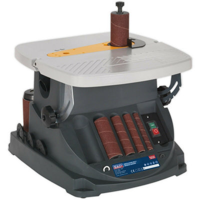 Versatile Oscillating Belt and Spindle Sander with 450W Motor and Adjustable Table