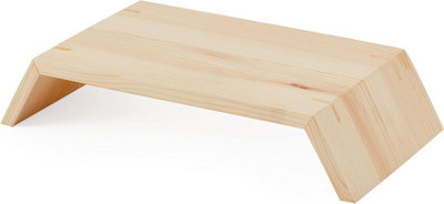 Wooden top pc stand