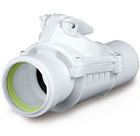 Version A 50mm Anti Flood Backwater Check Waste Valve Backflow Prevention