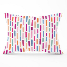 Vertical Abstract Brush Pattern Cushions 33cm x 48cm
