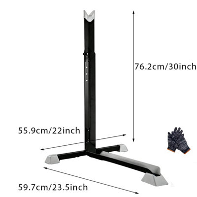 Vertical Bike Stand - Portable Adjustable Bicycle Storage Rack for Home ...