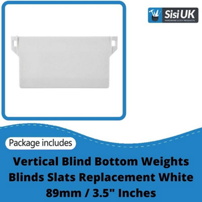 Pack Of 10 Vertical Blind Bottom Weights ABS Replacement