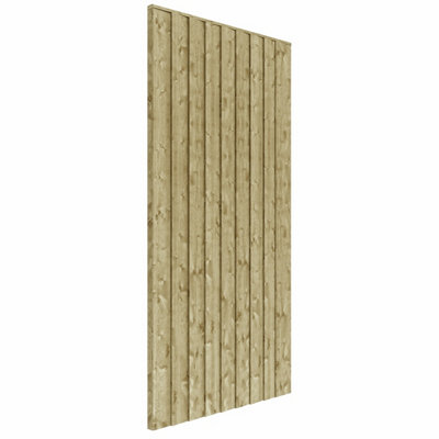 Vertical Board Gate 6x3 Pressure Treated - L91.5 x W91.5 x H183 cm - 3