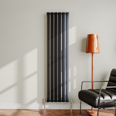 Vertical Designer Single Panel Radiator,  W 456 mm x  H 1800 mm Price Comparisons | Compare The Build