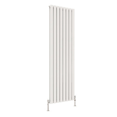 Vertical Double Panel Flat White Designer Radiator 1800x544mm