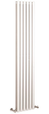 Vertical Double Panel Radiator - 1800mm x 354mm - 3638 BTU - Gloss White- Balterley