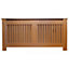 Vertical Grill Oak Radiator Cover - X Large