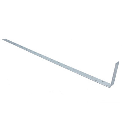 Vertical Light Duty Restraint Strap 1000mm Length 100mm Bend Galvanised 5PK