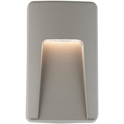 Vertical Outdoor IP65 Pathway Guide Light - Indirect CCT LED - Grey ABS ...