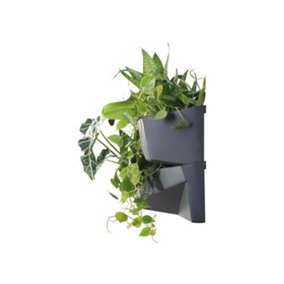 Vertical Standing Garden Flower Pots Cascade Balcony Anthracite Plant Wall Levels cascade