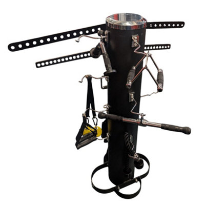 Vertical Storage Tower Rack For Multi Gym Cable Attachments - FXR Sports