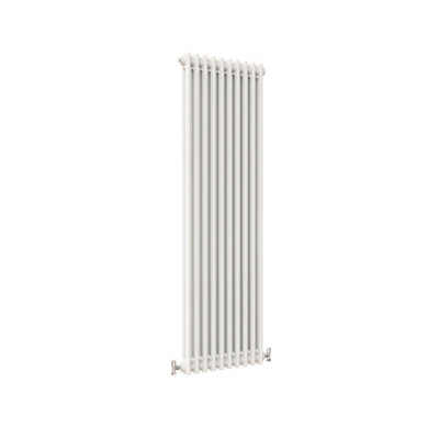 Vertical Traditional 2 Column Radiator White (H)1500mm (W)470mm 5222 ...