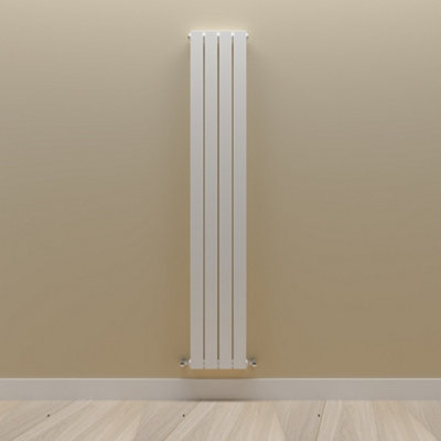 Vertical White Double Flat Panel Radiator (H) 1600 mm x (W) 272 mm.