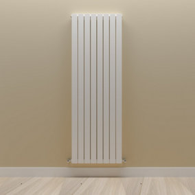 Vertical White Double Flat Panel Radiator (H) 1600 mm x (W) 544 mm.