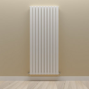 Vertical White Double Flat Panel Radiator (H) 1600 mm x (W) 680 mm.