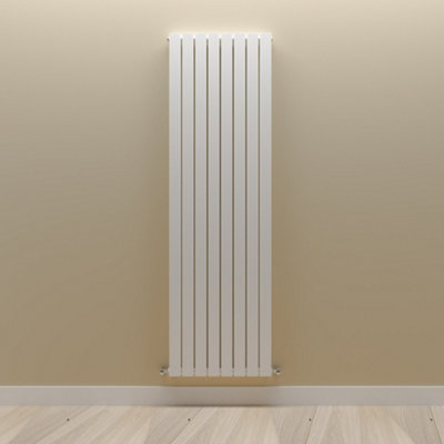 Vertical White Double Flat Panel Radiator (H) 1800 mm x (W) 544 mm.
