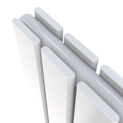 Vertical White Double Flat Panel Radiator (H) 1800 mm x (W) 544 mm.