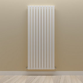 Vertical White Single Flat Panel Radiator (H) 1600 mm x (W) 680 mm.