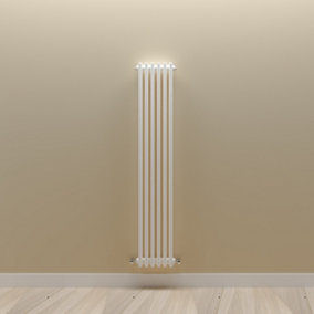 Vertical White Triple Column Radiator (H) 1500mm x (W) 290mm.