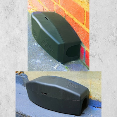 Vertox 300g Rodent Bait Block & CU Bait Box Fast Acting Rodent Control ...