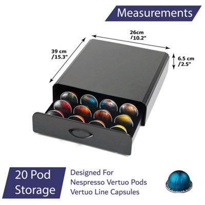 Promotion! Coffee Pod Holder For Nespresso Vertuo Capsules,wall